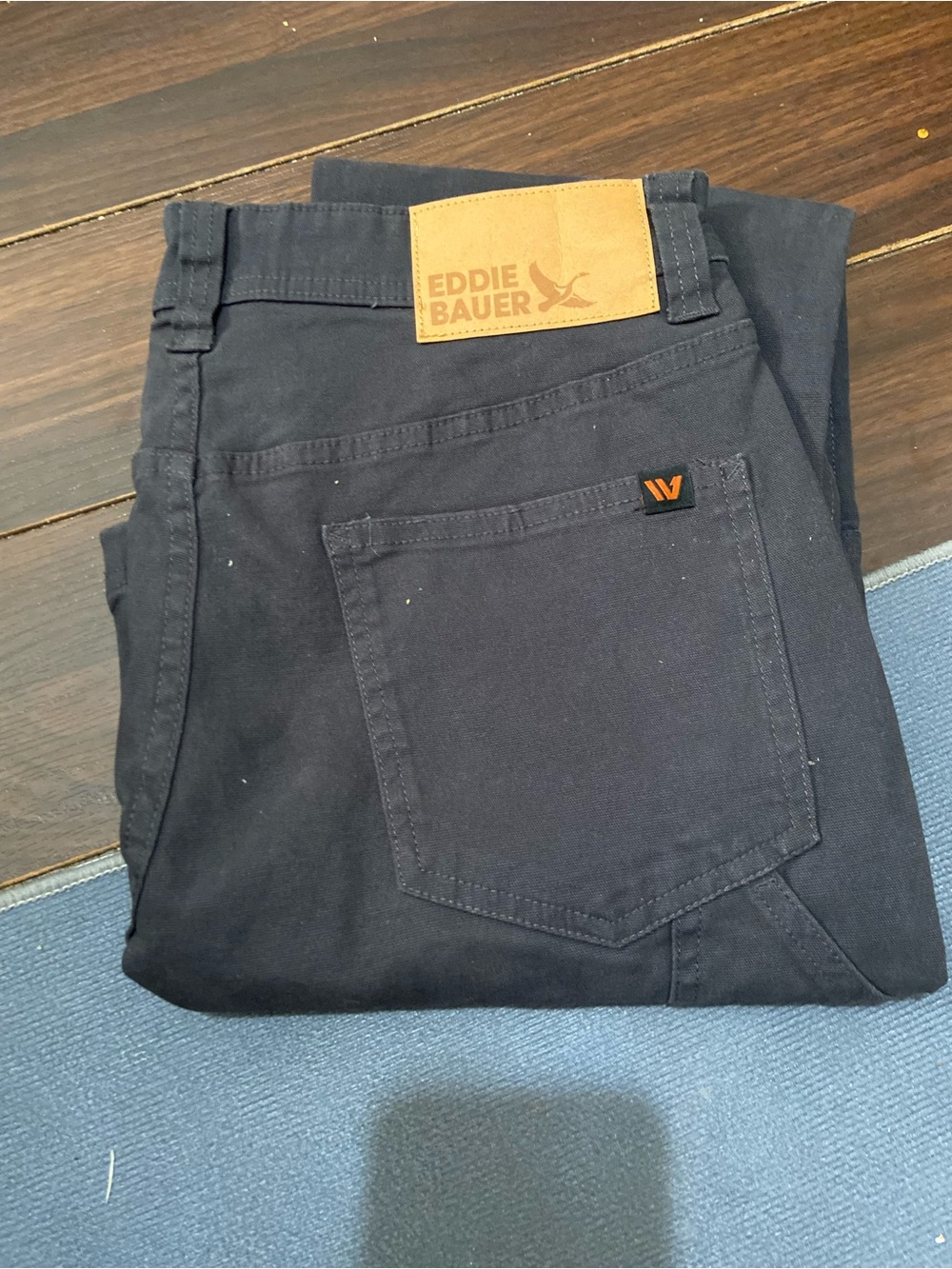 Eddie Bauer Utility Pants Men 30x 32 Gary Canvas Stretch Straight Leg
